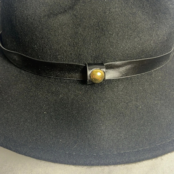NWT Forever 21 Hat Fedora Felt Size M/L Black - Picture 6 of 8